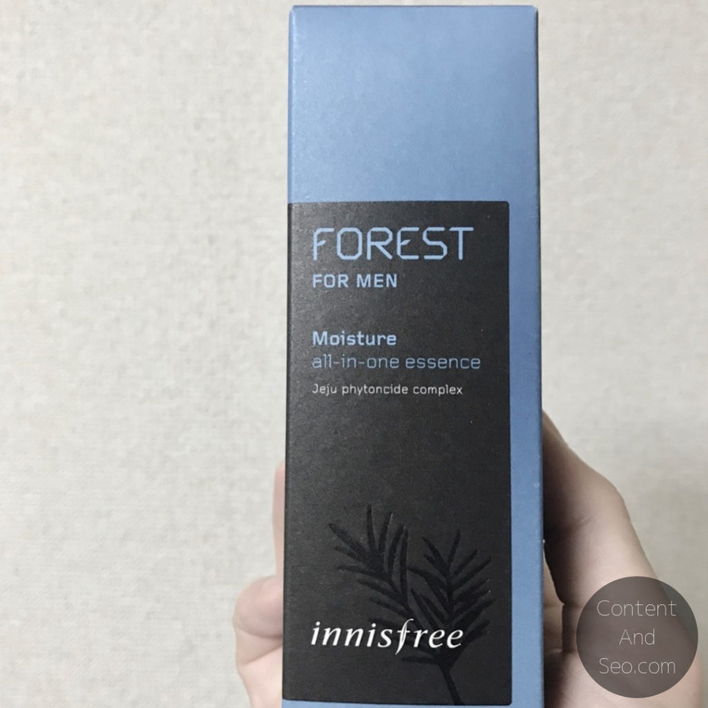 Innisfree Forest For Men Moisture All In One Essenceパッケージ