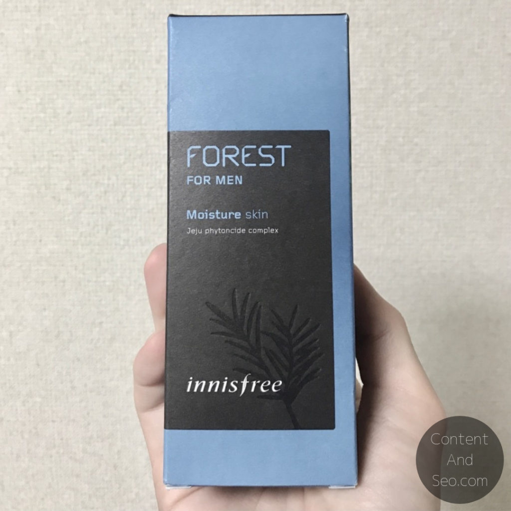 Innisfree Forest For Men Moisture Skin パッケージ